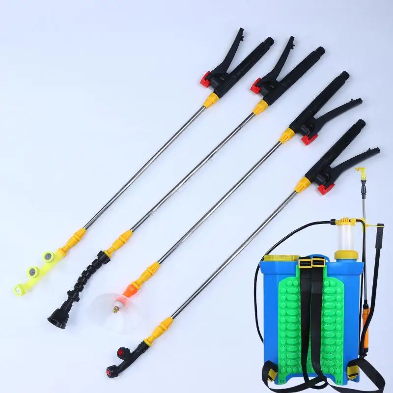 Retractable Garden Water Sprayer Rod Ergonomic Handle Adjustable Nozzle for Yard Cleaning Potted Plant Watering