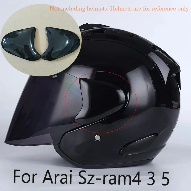 Replacement 3/4 Helmet Visor Lens for SZ‑RAM3 SZ‑RAM4 SZ‑RAM5 Black Clear Tan Fixed Base Inlet Trim Helmet Accessories