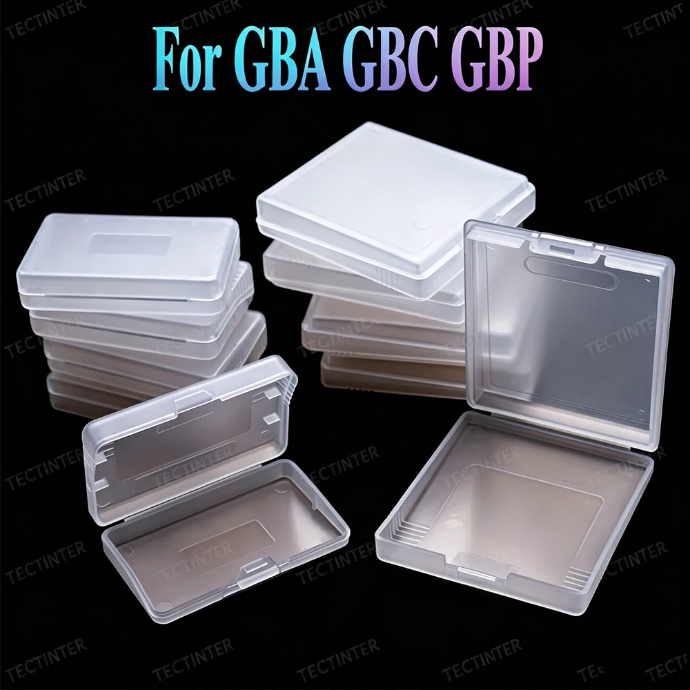 For Nintendo GBA GBC GBP Game Card Case Cartridge Protector Plastic Storage Box For GameBoy Advance Color Pocket Accessories