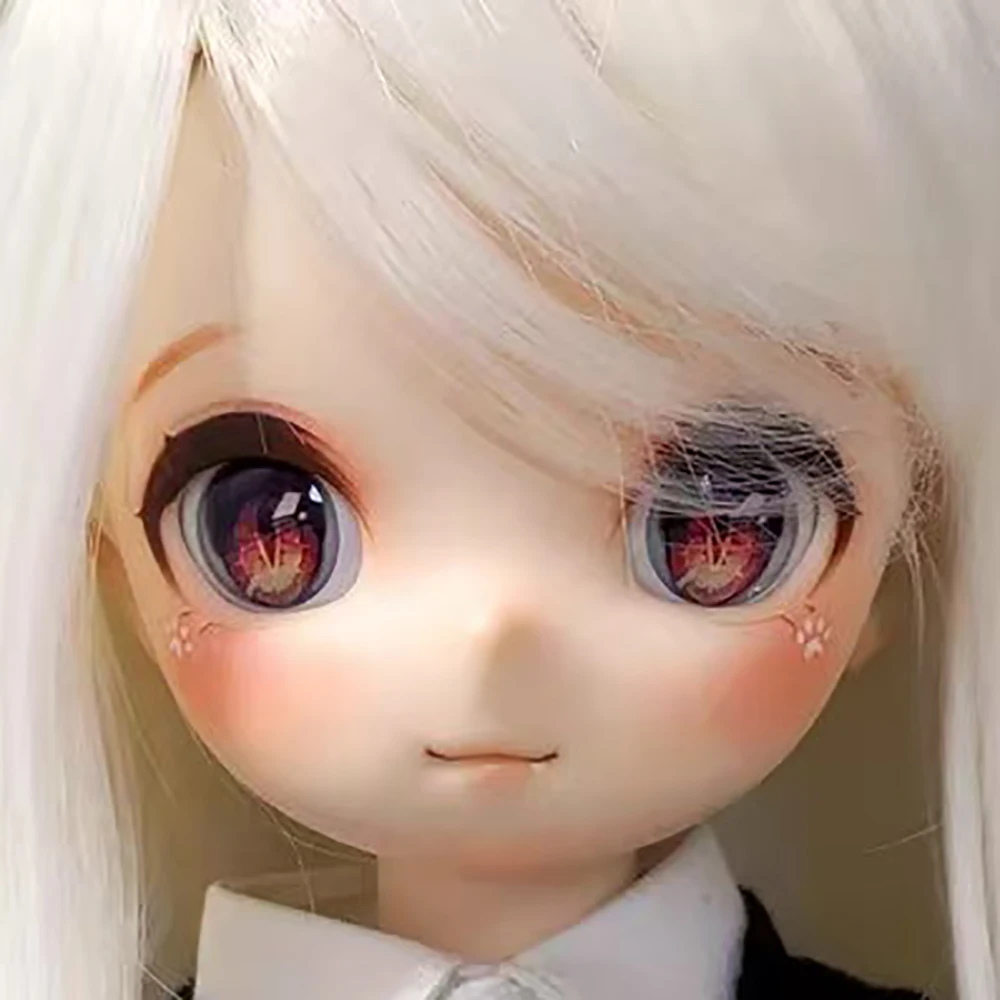 

New 1/4 BJD Doll Head Anime Resin Material Lovely Girl Doll DIY No Makeup Doll Toys Girl Gift