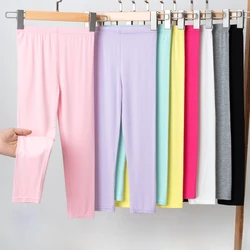 Summer Ultra-thin Girls Leggings 8 Colors Comfortable Spring and Autumn Outwear Modal Girl Sweatpants All-match Children Pants
