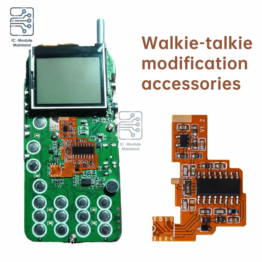 FPC Radio Module Walkie Talkie for Quan Sheng K5/K6 Modified Chip Audio Amplifier to solve SSB Volume Extremely Low