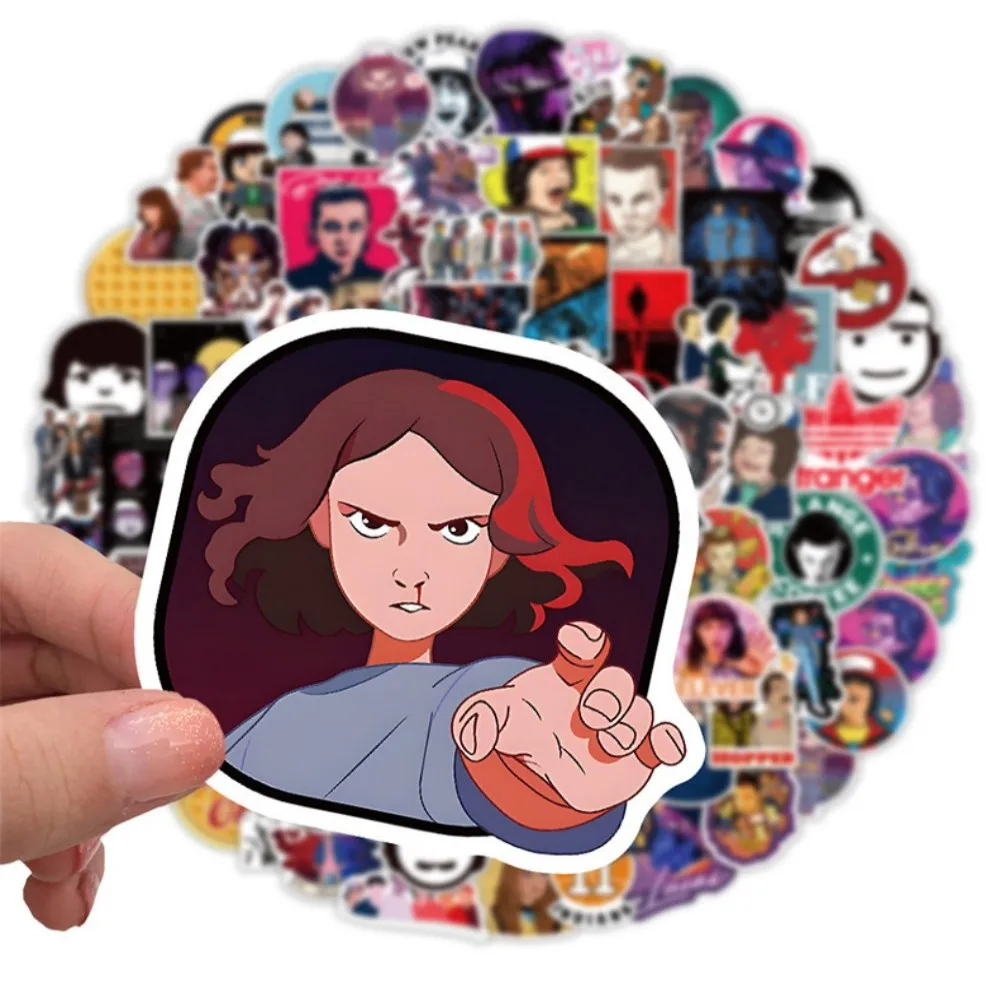 50 قطعة Straykids KPOP الخيال العلمي الإثارة المسلسلات التلفزيونية غريب الأشياء سكوتر المحمول باد كوب ماء الكتابة على الجدران ملصقات هدية #3