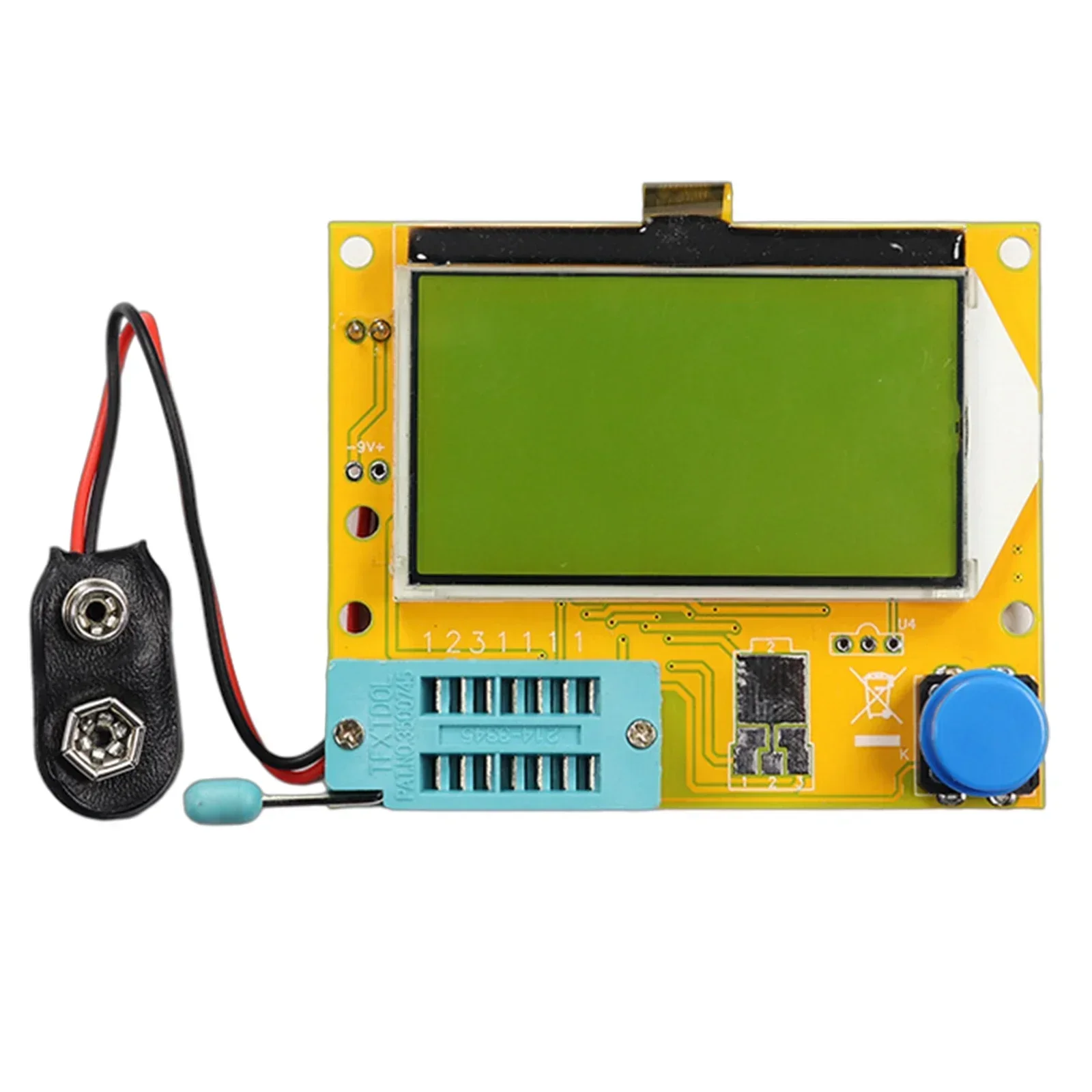 All-in-1 LCD Component Tester ESR Meter Inductance SCR Mos Tube Transistor Diode Capacitance Triode Button Accessories