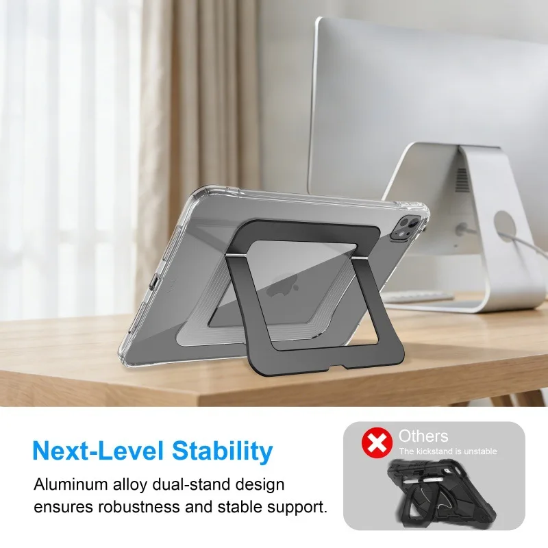 Slim Stand Case for iPad A16 11th Gen 11inch 2025 2026 A19 12th Air11 13'' M4 M3 M2 Pro11 Pro12.9 13inch for iPad 10 Gen 10.9''