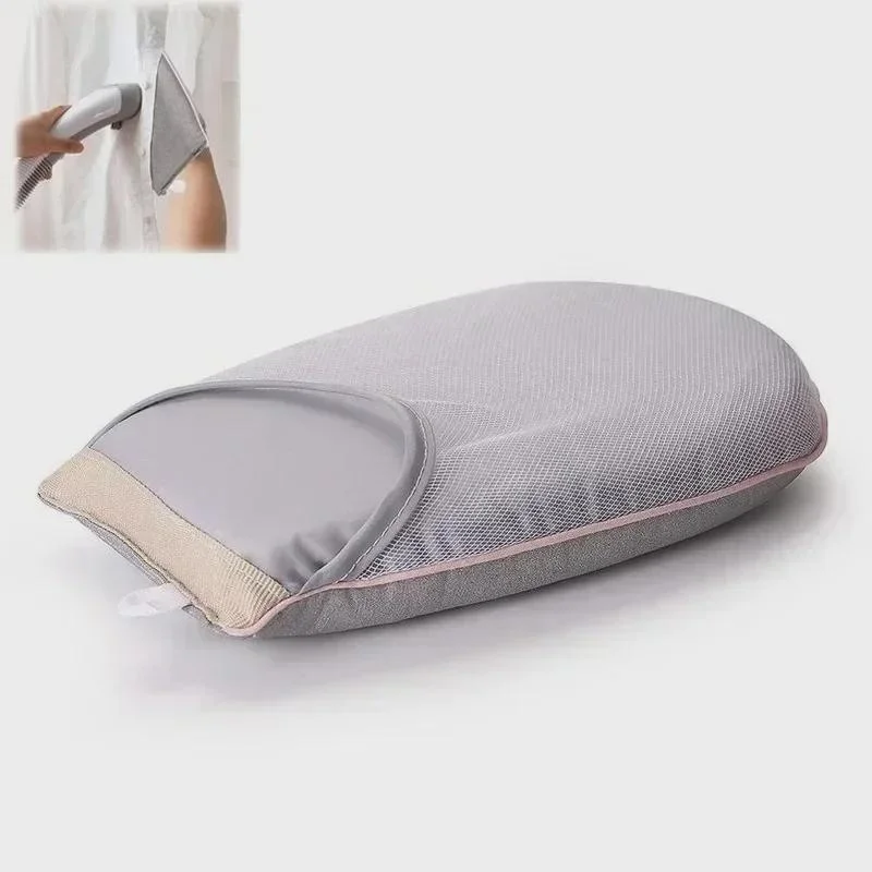 2Pcs Hand-Held Mini Ironing Pad Sleeve Board Holder Heat Resistant Glove for Clothes Garment Steamer Portabe Iron Table Rack