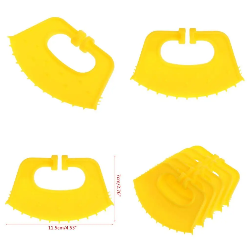 

Calf Weaner Thick Plastic Cow Nose Rings Livestock Equipment Durable Pack of 5 high quality