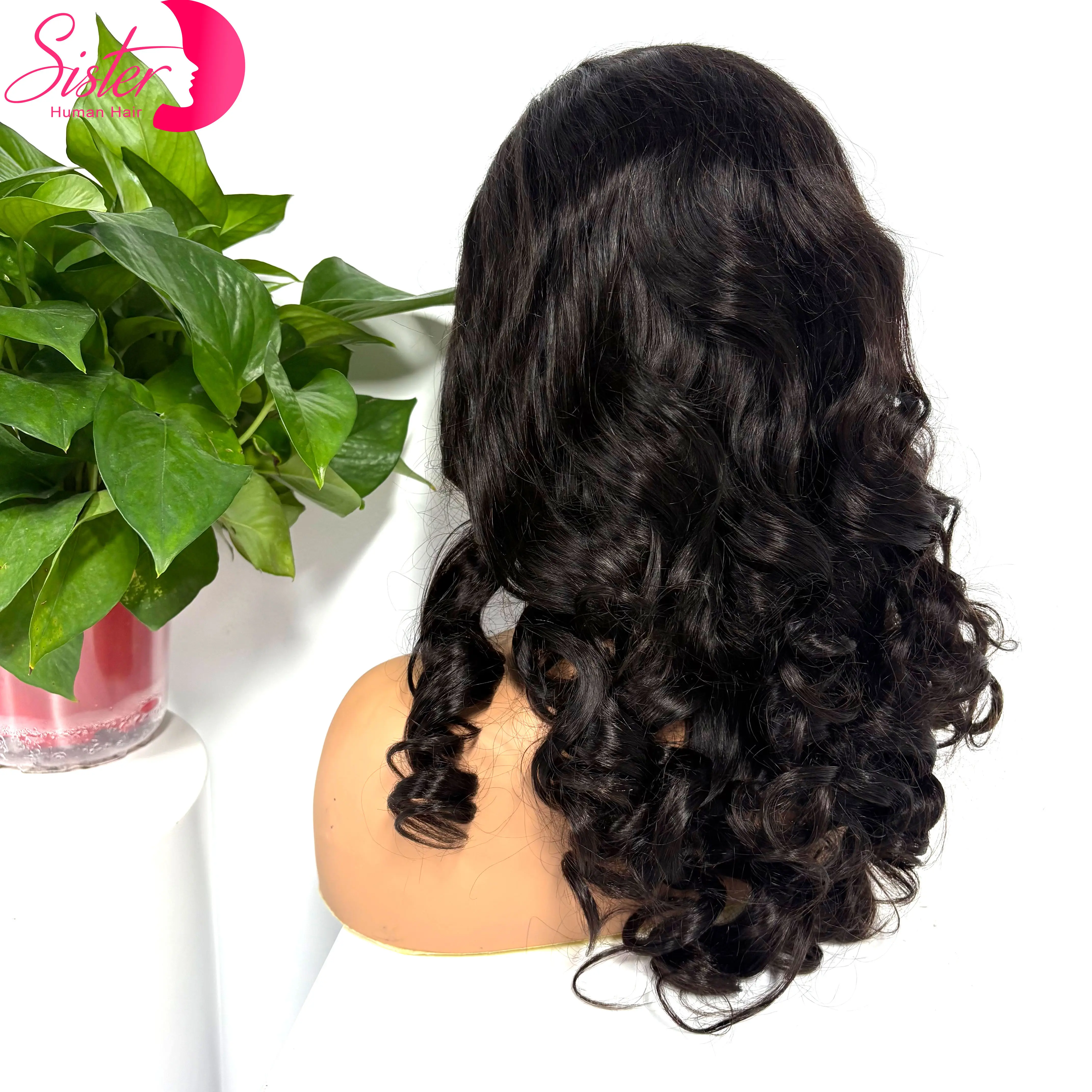 350% Density 5x5 HD Lace Closure Body Wave Human Hair Wig 20 22Inch Loose Wavy PrePlucked Remy Human Hair Wigs For Black Women