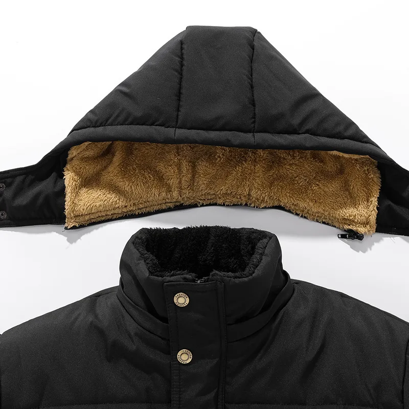 Lange Winter jacke Mäntel Männer Parka übergroße verdickte Baumwolle Mantel Puffer Jacken Streetweare männliche Daunen jacke Mantel Männer Kleidung