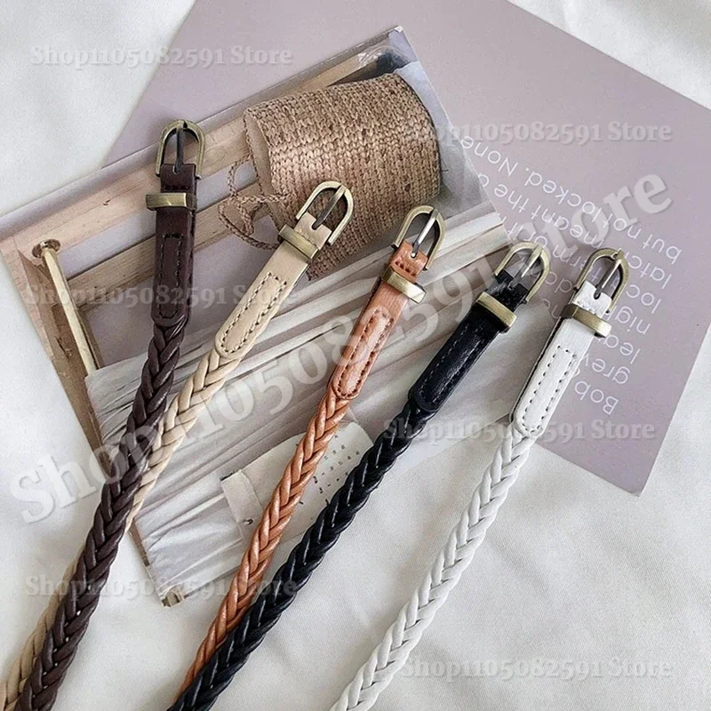 

Thin waistband, women's retro decoration, dress, coat, waist seal, versatile, simple and high-end, jeans belt