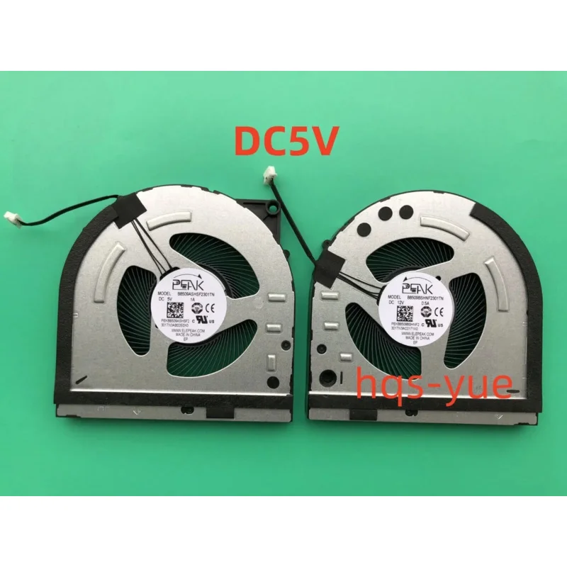 

Original for LENOVO LOQ 15IAX9 15IRX9 15IAX9I CPU+GPU COOLING FAN R+L DC5V