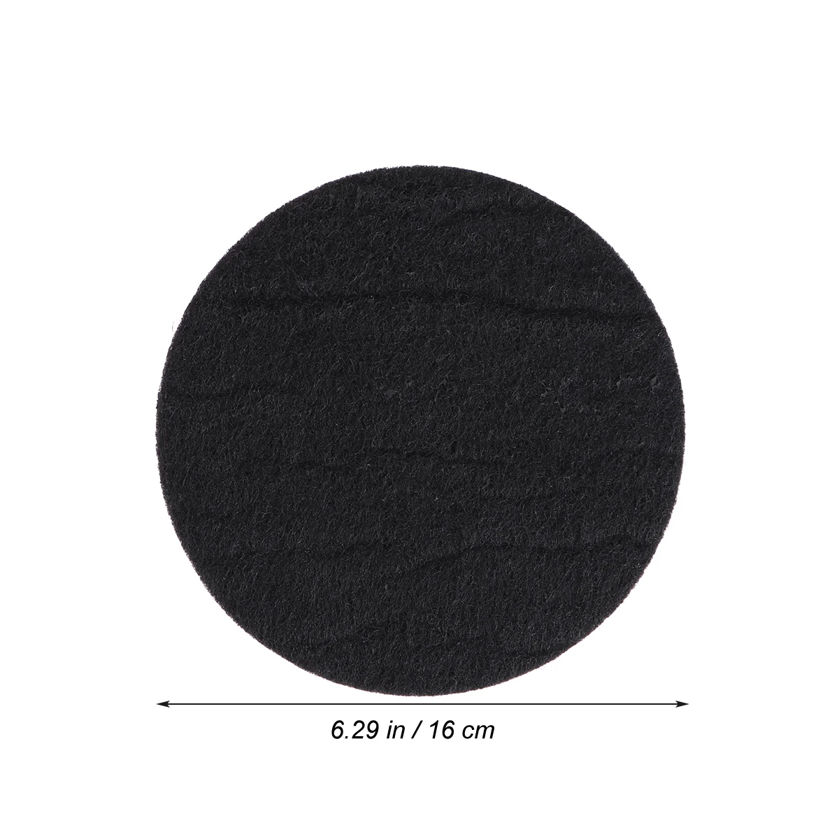 

4Pcs 6.25in Charcoal Cat Litter Box Filters 10mm Thick Odor Replacements Absorbent Pads for Cat Litter Box