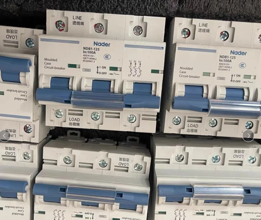 قاطع دائرة بلاستيكي NDB1-125 100A 3P، مفتاح رئيسي وجهاز حماية للحمل ذو سعة كبيرة #5