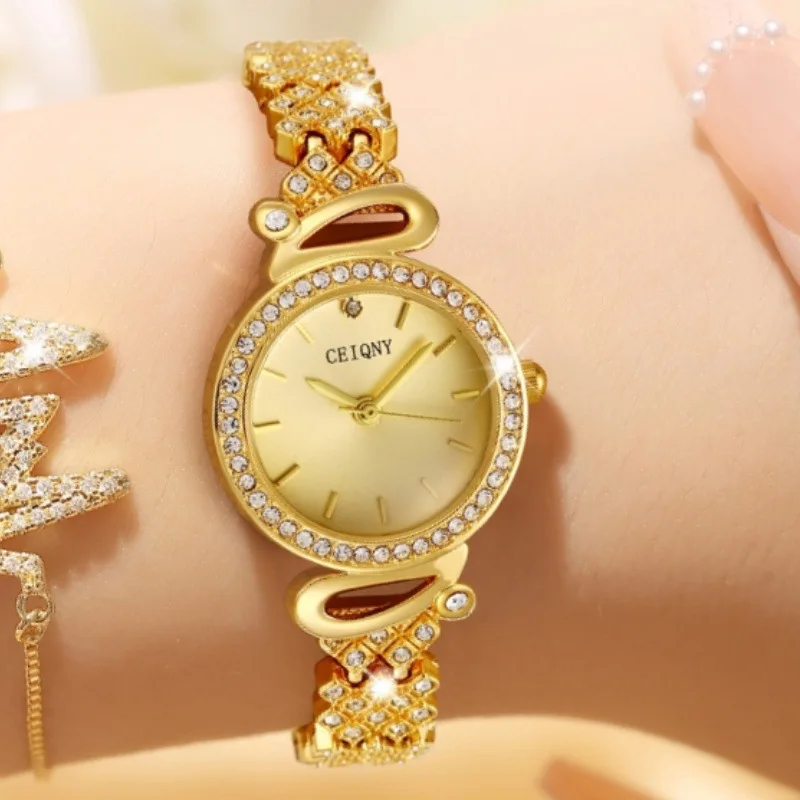 Watchwatch arloji wanita setelan dioperasikan sendiri Fashion sederhana 8143