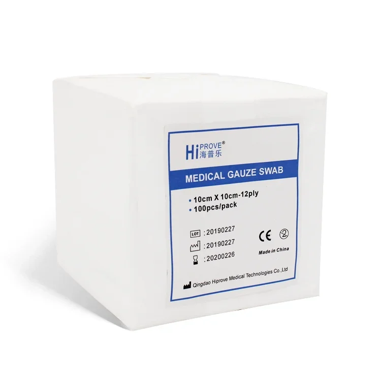 

Medical Surgical 100% Cotton 10X10cm Sterile Gauze Swab Non-sterile Gauze Swabs