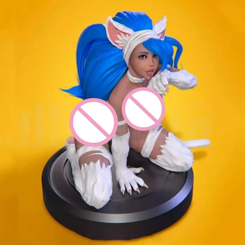 

Felicia Cat Kneeling Nsfw 1/24 Scale Full Resin Figure Model Kit Assemble Miniatures Unassembled Unpainted Collecting Hobby Toys