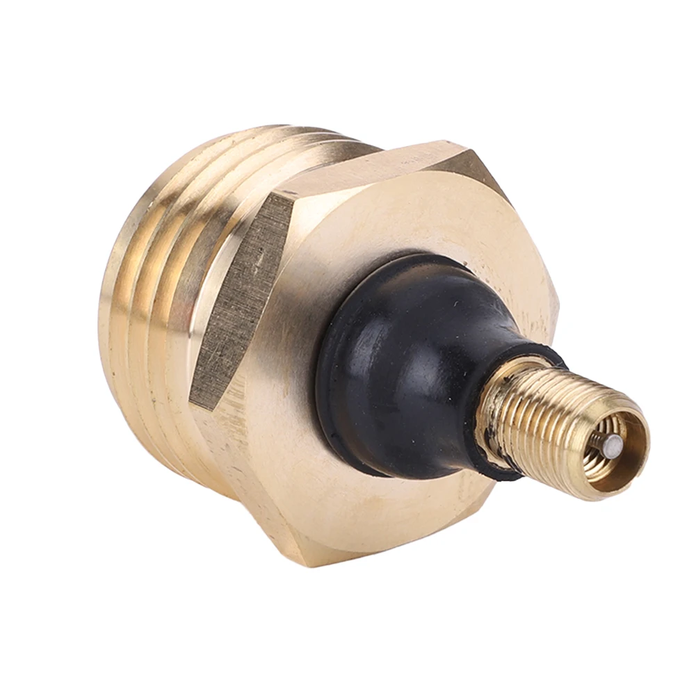 

Brass Quick Connect RV Blow Out Plug Helps Clear The Water Lines in Your RV for Campers Motorhomes and Travel Trailers