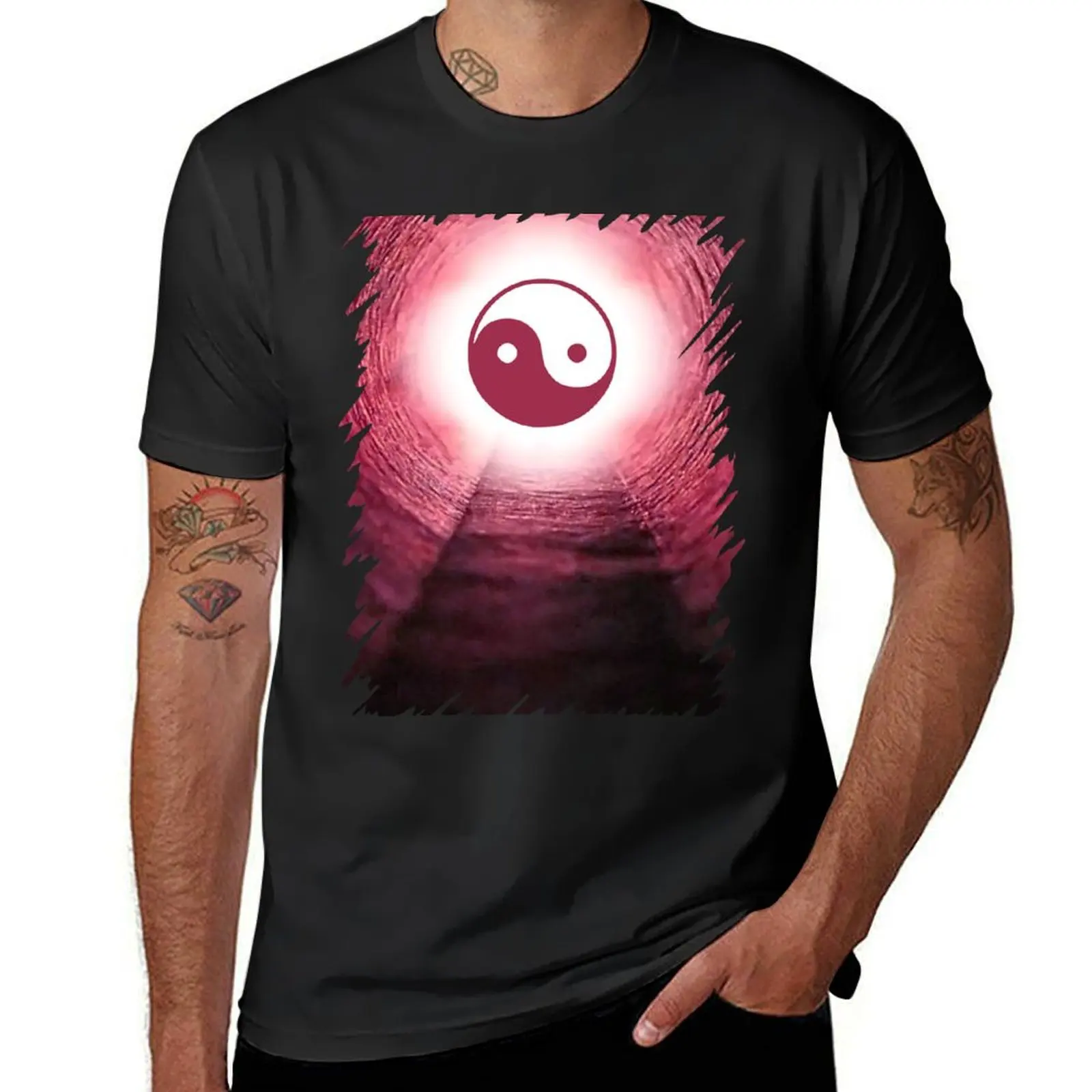 Taoism (Daoism) Yin and Yang T-Shirt tops shirts graphic tees customs design your own anime tshirts for men