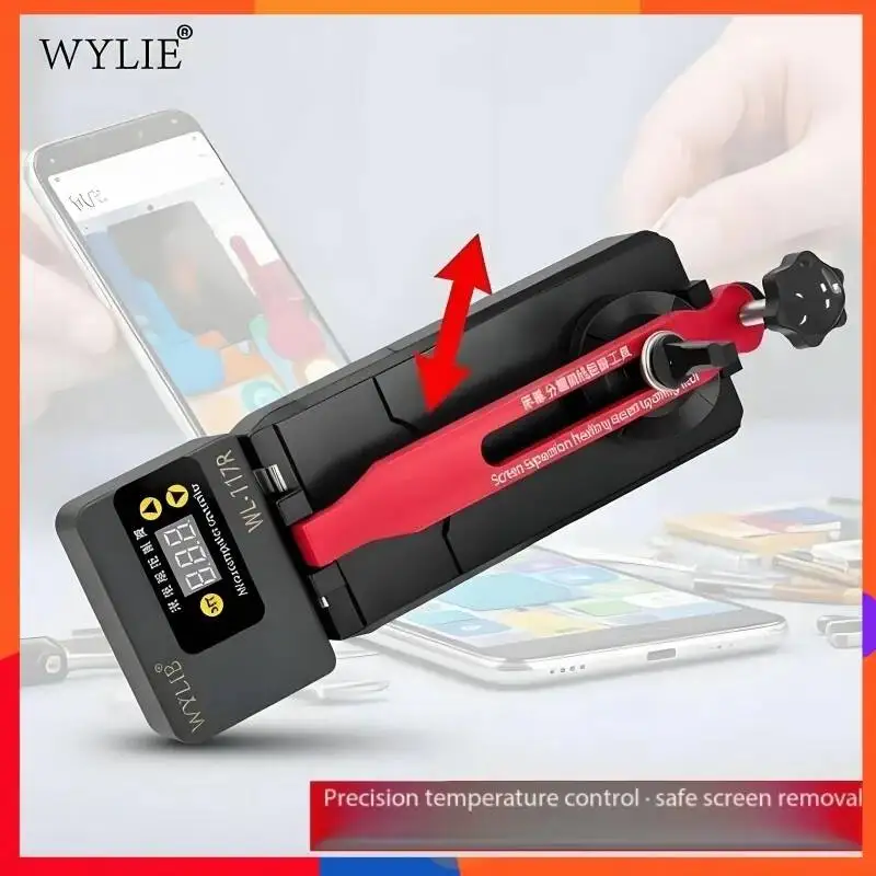 

WYLIE Adjustable Phone Placement Frame Heating Screen Removal Tool Camera Notch Design for Apple Android All Models Safe Opening