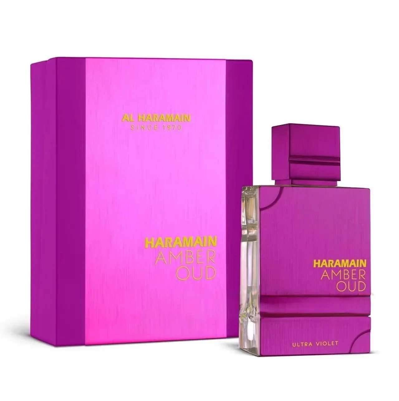 Al Haramain Amber Oud Ultra Violet Eau De Parfum 2 Oz Long Lasting Arabian Perfume for Women Arabic Fragrance