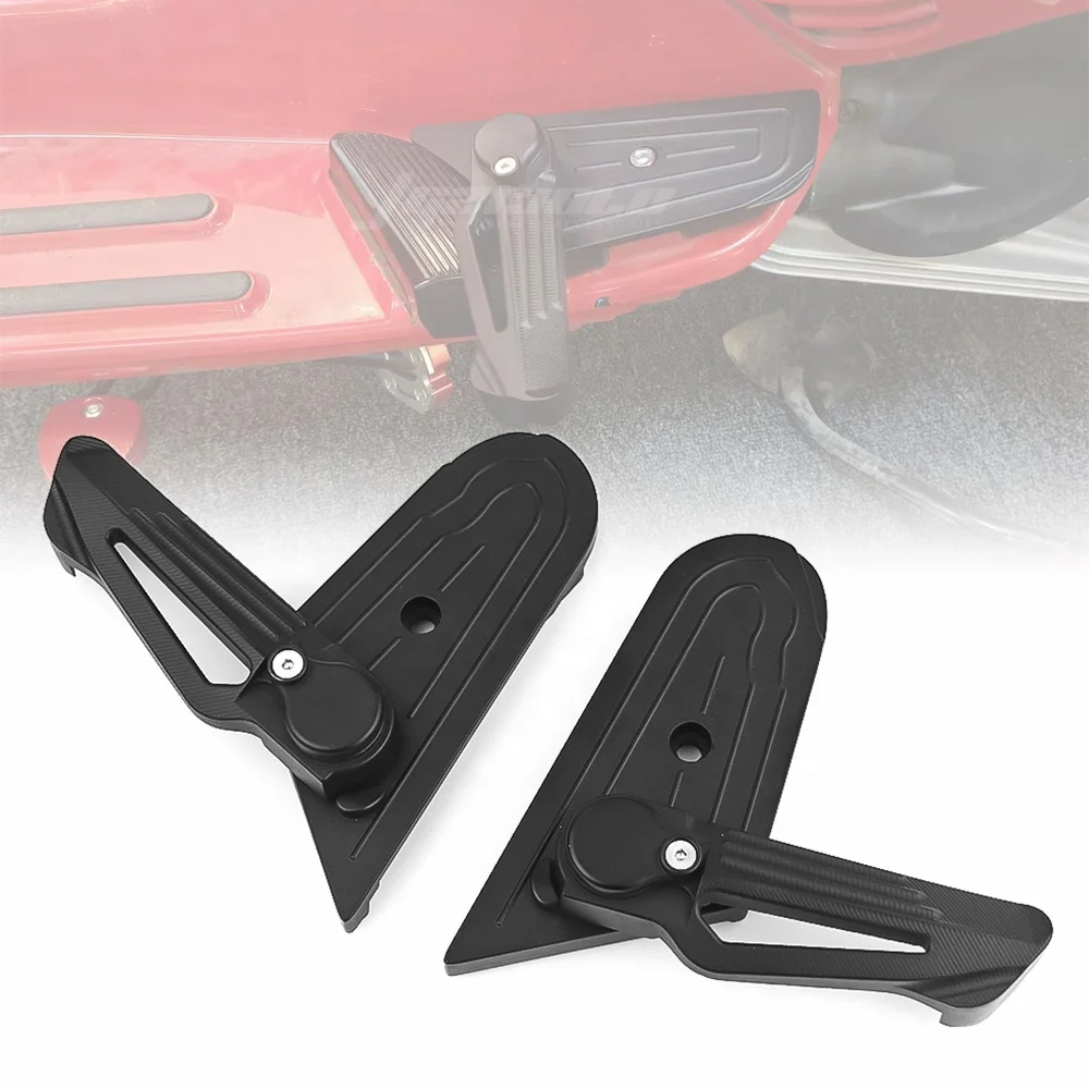 Motorcycle Footrest Pedal Rear Passenger Foldable Foot Steps Pegs Scooter Accessories for VESPA Sprint Primavera 150 2013-2023