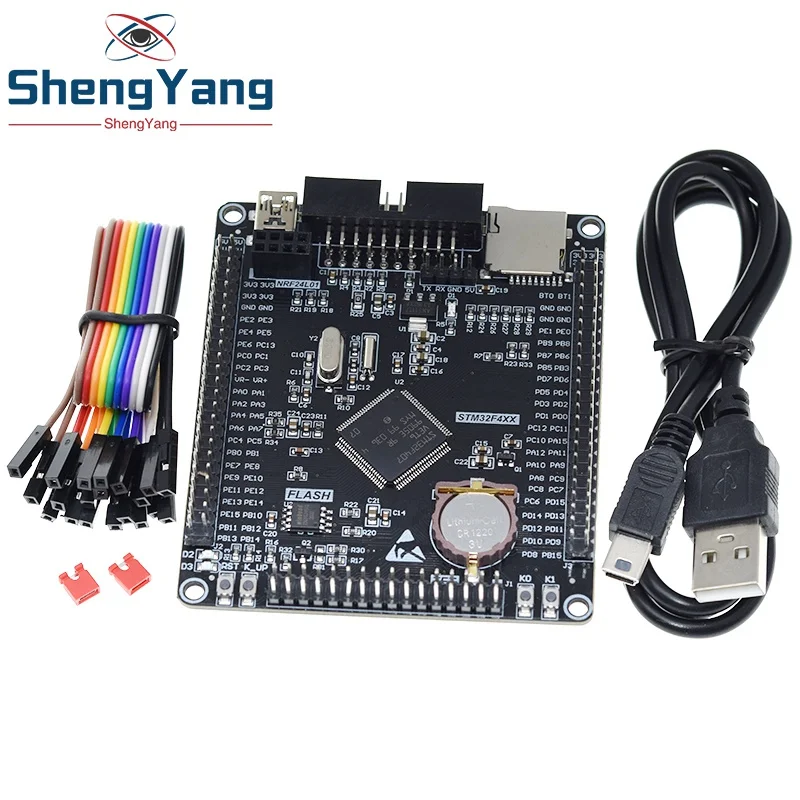 TZT STM32F407VET6 STM مجلس التنمية Cortex-M4 STM32 الحد الأدنى لوحة تعليمية النظام ARM اللوحة الأساسية