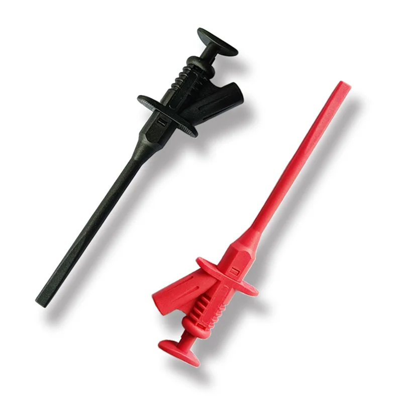 

【Must-Haves】2 шт. изоляционный зонд для прокола, авторемонт, мультиметр, тестовый зажим, инструмент, подпружиненные провода, можно подключить вилку 4 мм