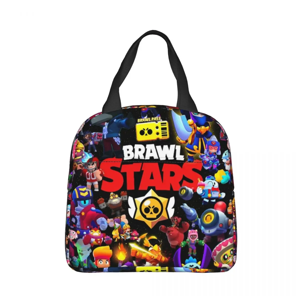 Brawled Game Insulated Lunch Bags Thermal Bag Meal Container Portable Tote Lunch Box Food Handbags School Outdoor