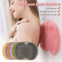 Silicone Exfoliating Shower Foot Massager Scrubber Foot Back Cleaner Massage Mat with Non Slip Suction Cups Wash Body Cleaning