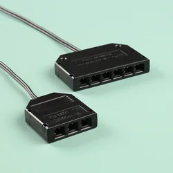 Blocco di distribuzione dell'alimentazione a 3/6 vie DC 5V 12V 24V Splitter 3/6 distributore di uscita con porta terminale Dupont