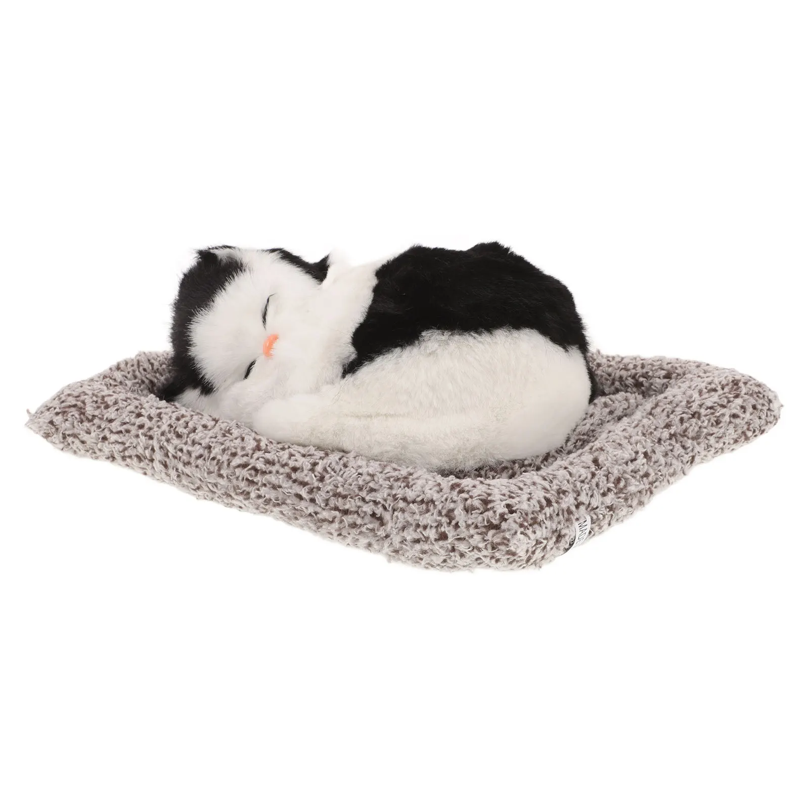 

Cute Cat Dashboard Decor Realistic Ornament For Car Interior Durable Cotton Cloth Dashboard Decoration