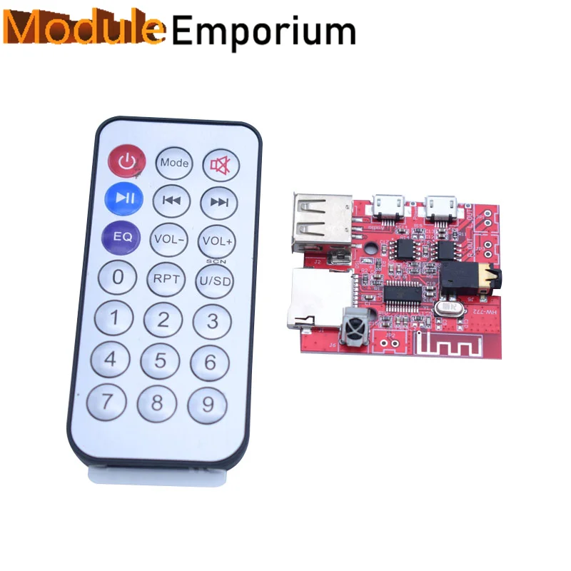 Wireless MP3 Decoder Board with Remote Control,Car  4.1 Circuit Board Module Lossless Decoding Module