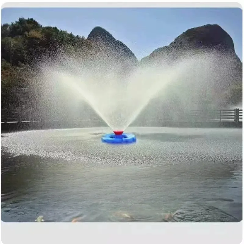 1100W Portable Aquaculture Air Aerator Pump High Flow Fish Pond Oxygenation Pump For Koi Pond Fountain Water Oxygen Supplement