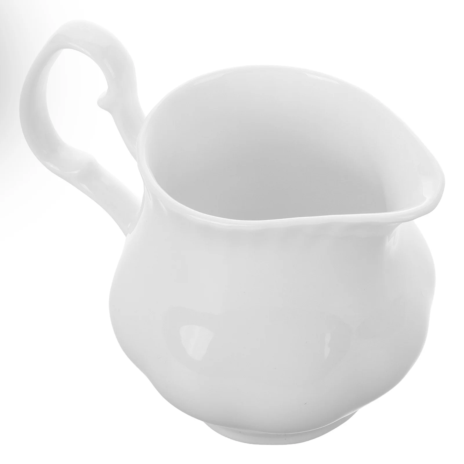 

European Ceramic Milk Jug 200ml Vintage Porcelain Coffee Creamer Pitcher Small Milk Frothing Jug Sauce Serving Boat