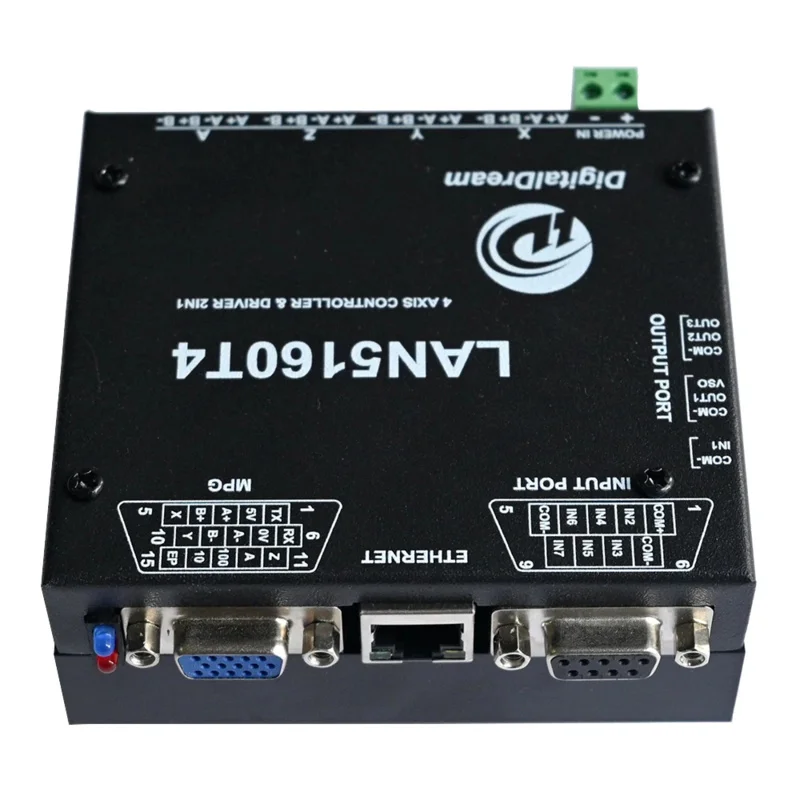 MACH3 4 Axis Control Drive 2 In 1 Plate Ethernet Interface LAN5160T4 Engraving Machine CNC Control System, Support Stepper Motor