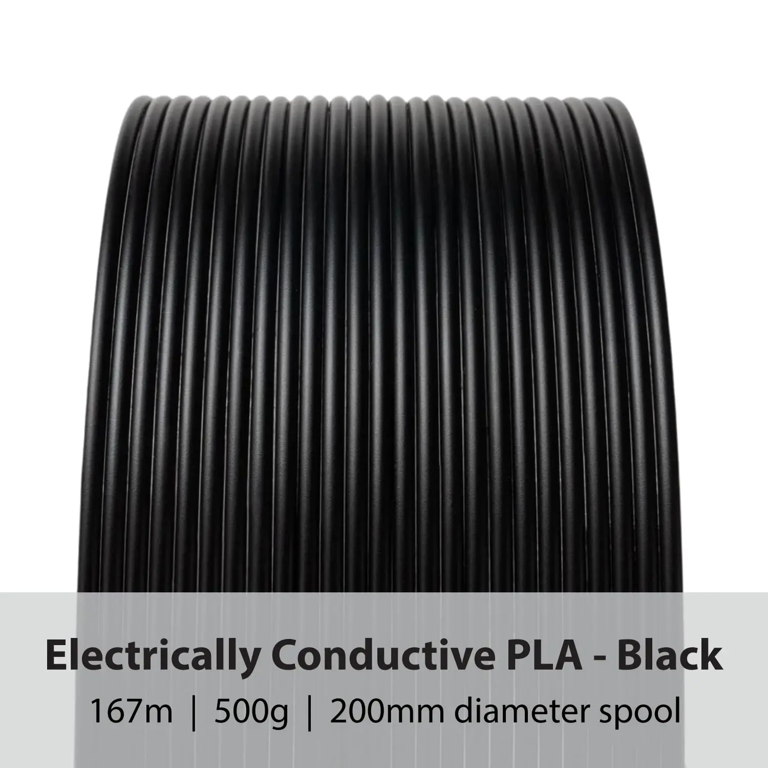 Protopasta Electrically Conductive Composite Black PLA 3D Printer Filament for 3D Prints | Easy with Low Warp | 1.75mm | 500g
