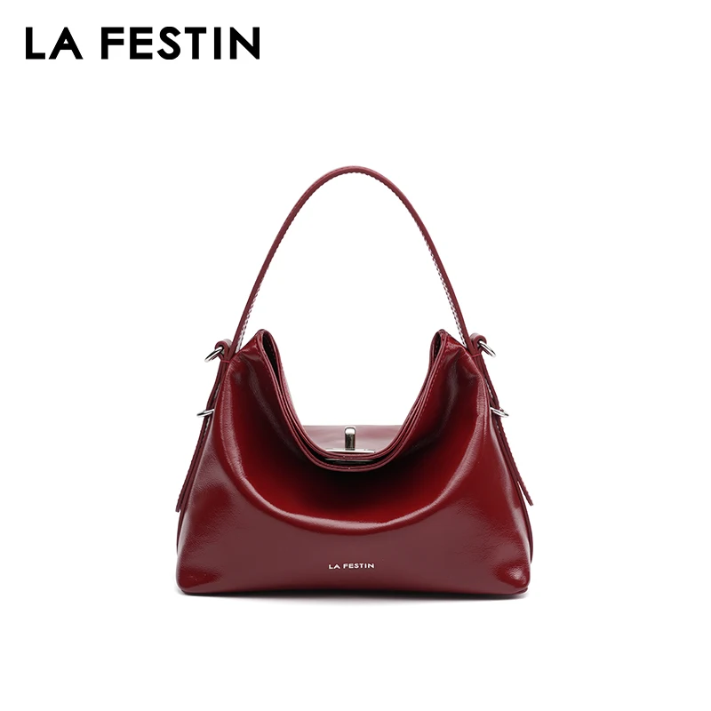 LA FESTIN Original Shoulder Bag 2024 New Small Handbag Women's Fashion Bags Crossboby Ba g Luxury Brand Lady Leather Bag