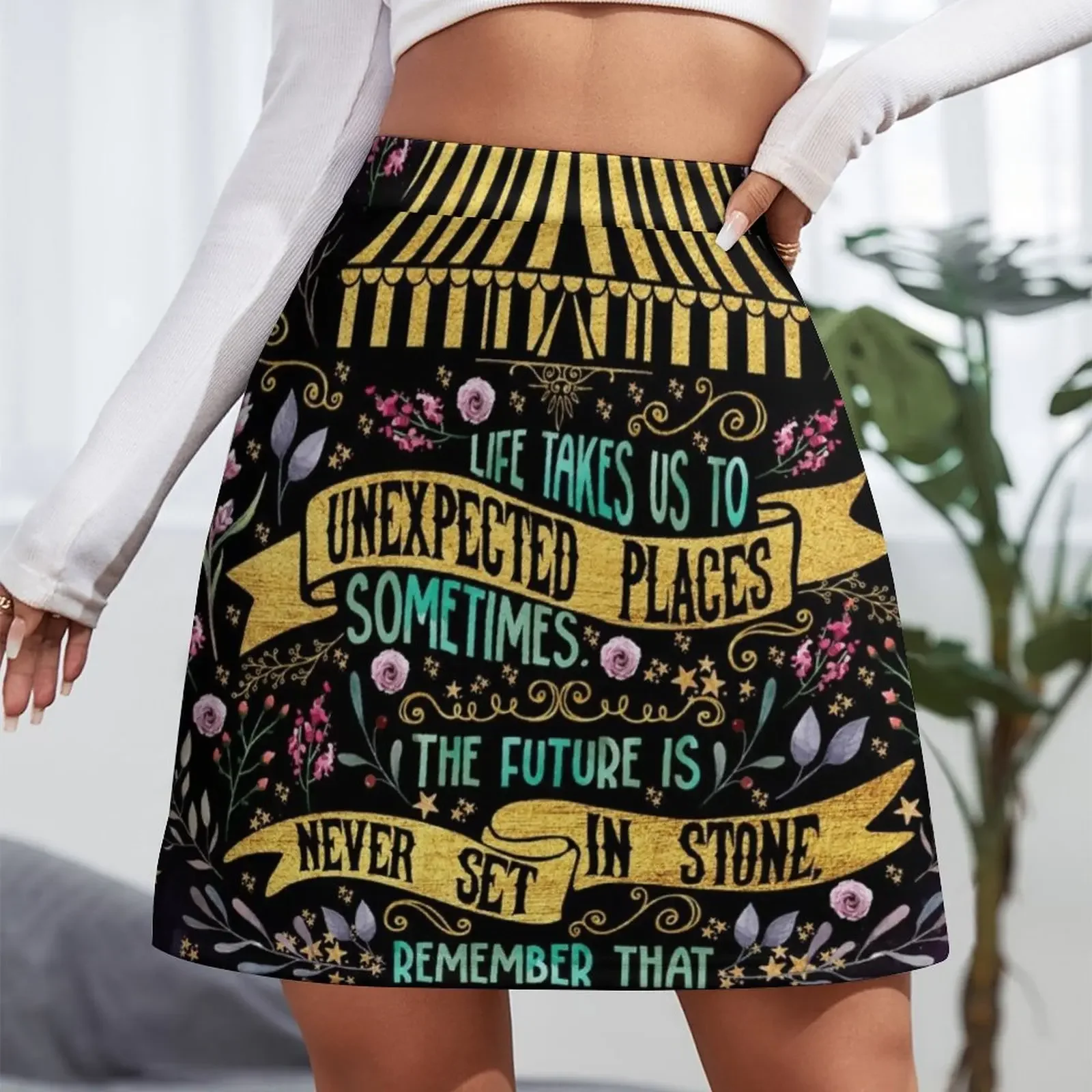 The Night Circus - Unexpected Places Mini Skirt modest skirts for women skirt for women