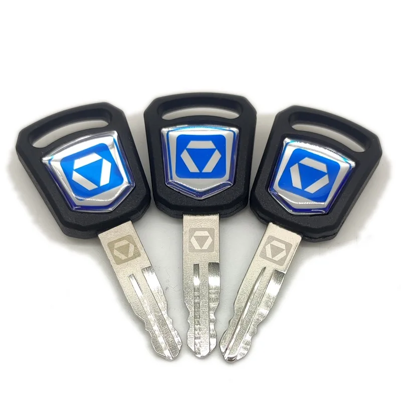 1PCS/2PCS/3PCS/10PCS For XCMG XE60DA 65 75DA 85 135C 200 215 Excavator Keys NEW Style Ignition Key Door Lock Key