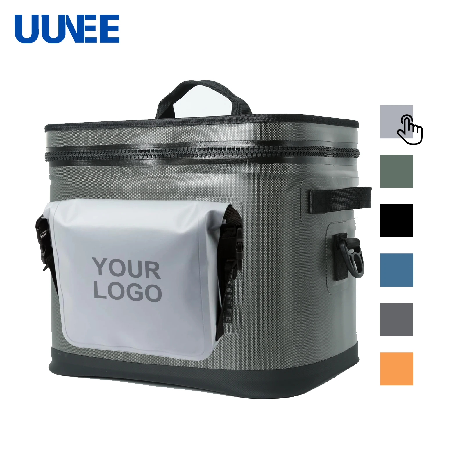 (Quantidade mínima de compra: 100) Bolsas enfriadoras de hielo TPU al por mayor de fábrica Bolsa enfriadora suave personalizada para picnic y camping con frente
