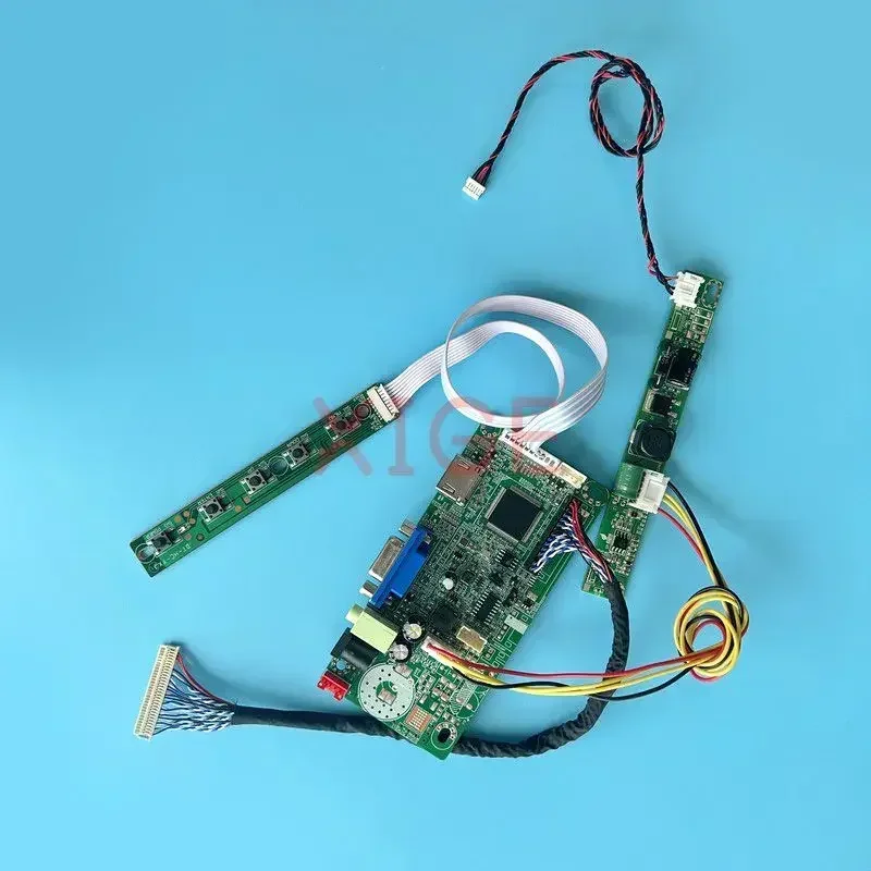 Para m240hw01 m240hw02 display lcd controlador placa de driver lvds 30 pinos hdmi-alto-falante compatível kit diy tela 1920*1080 24 "vga