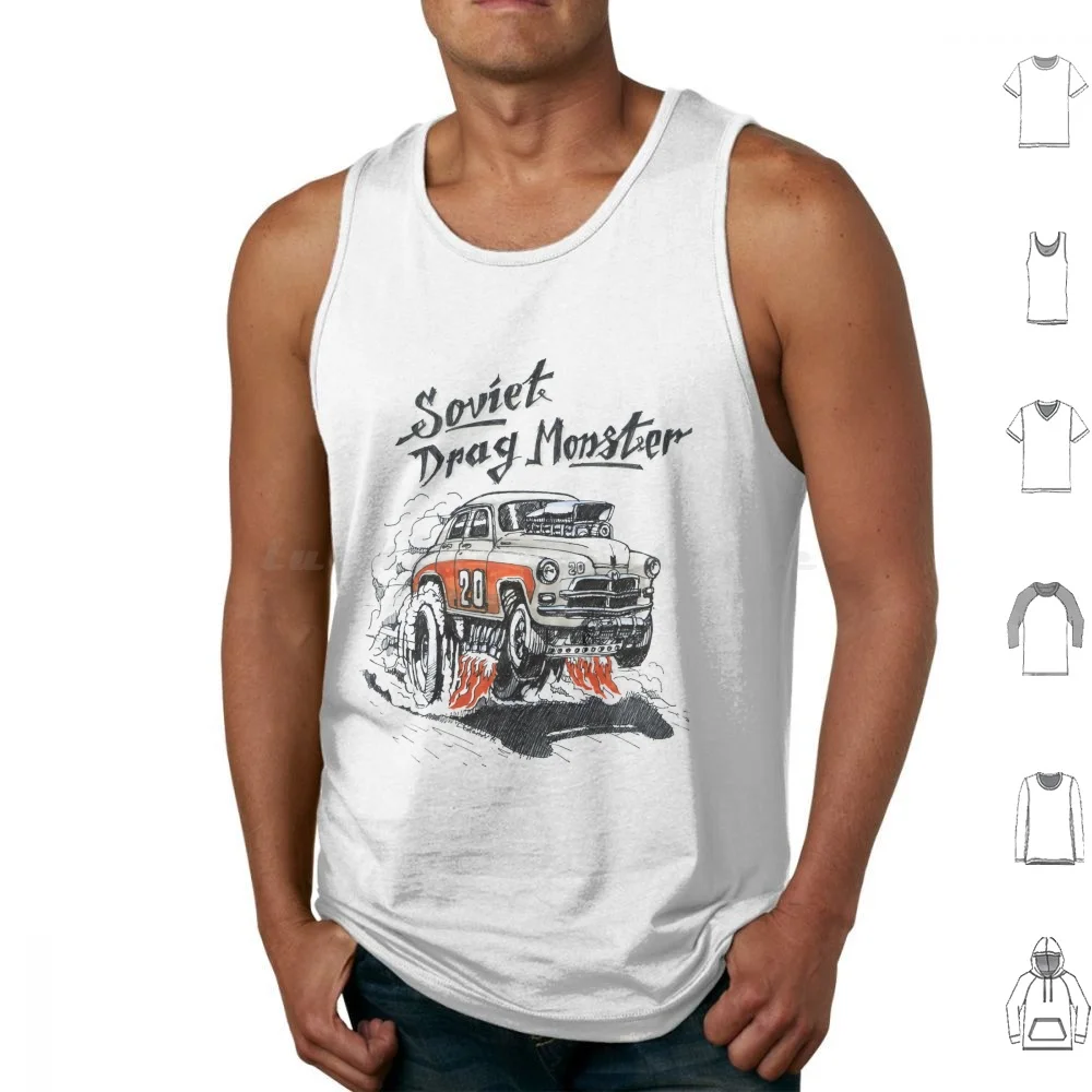 Russian Car Pobeda Победа Газ Tank Tops Vest Sleeveless Russian Car Pobeda Победа Газ M 20 Soviet Union Russia Or