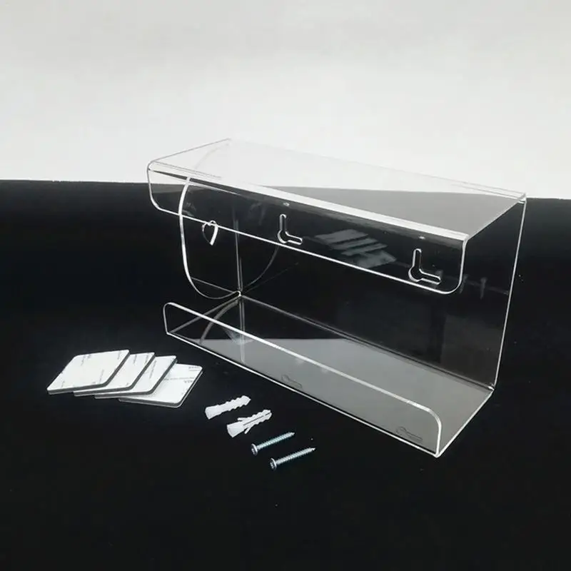 Glove Box Storage Labor Insurance Gloves Display Box Medical Tissue Box Acrylic Glove Dispenser Wall Mountable Tissue Box Holder