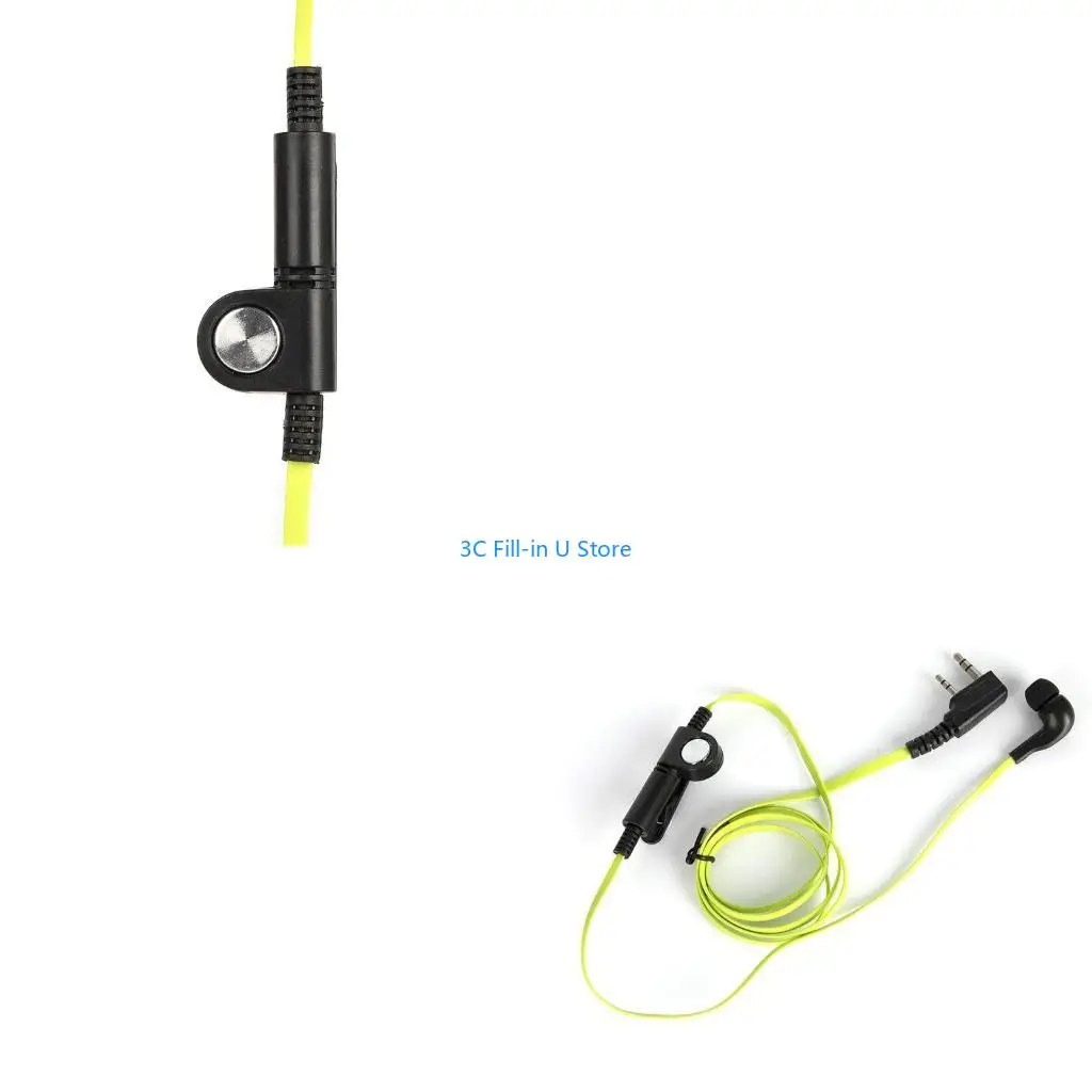 

G8TA Наушники Walkie Talkie Новинка Зеленый Noddle Стиль вкладыши подходят для BF888s UV5R