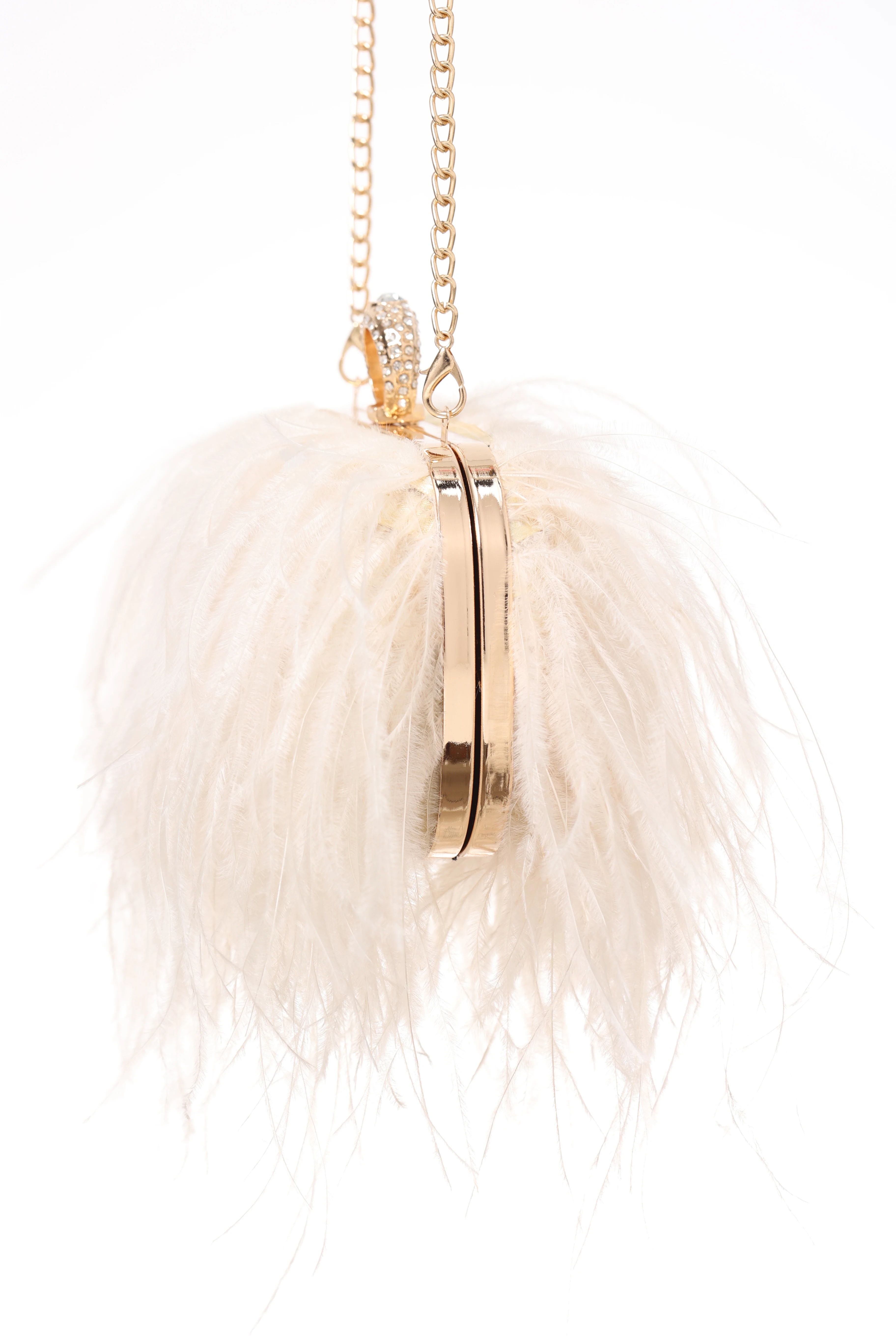 Luxury Real Ostrich Feathers Handbag Pearl Tassel Evening Bags Women's Pouch Purse Pink Green Diamond Clutch Party Messenger Bag