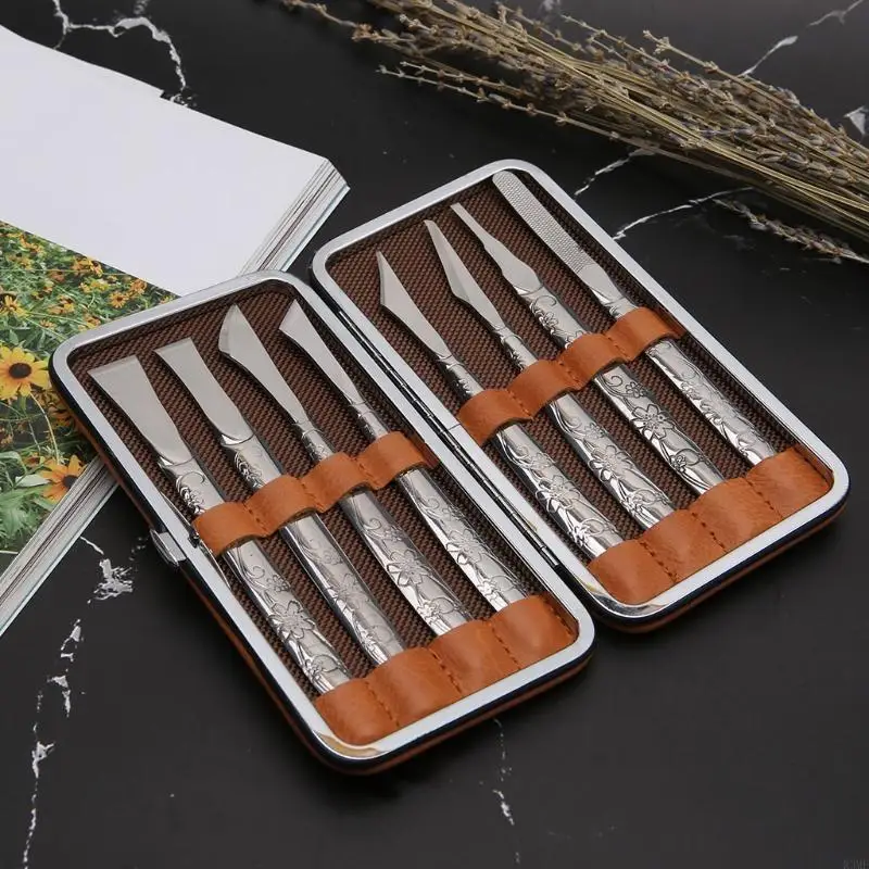 R3mf 8pcs Arquivo rasp calo e o pé barbear para a pedicure removedor milho pele resistente para