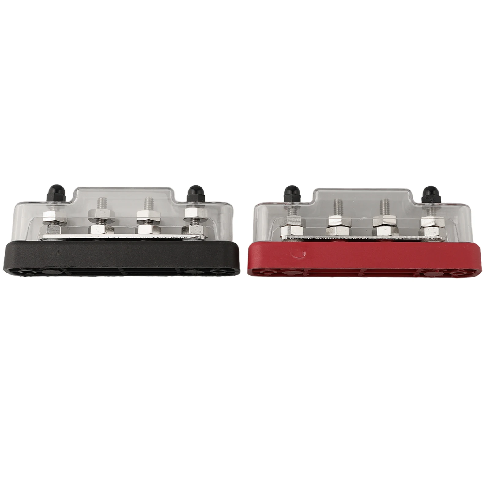 12V-48V Bus Bar Bus Bar Electrical System Protection Rust Resistance Tinned Brass Transparent Protective Cover For RVs
