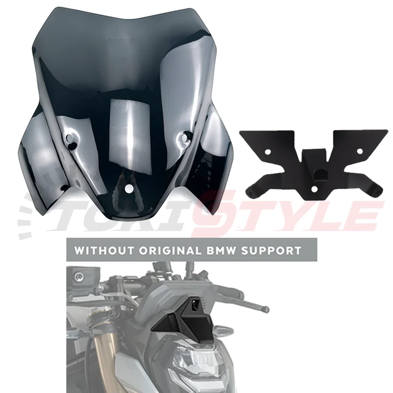 Motorcycle Sport Visor Windscreen Windshield For BMW S 1000 S1000 R 1000R 2021 2022 2023 Touring Wind Shield Screen Cowls S1000R