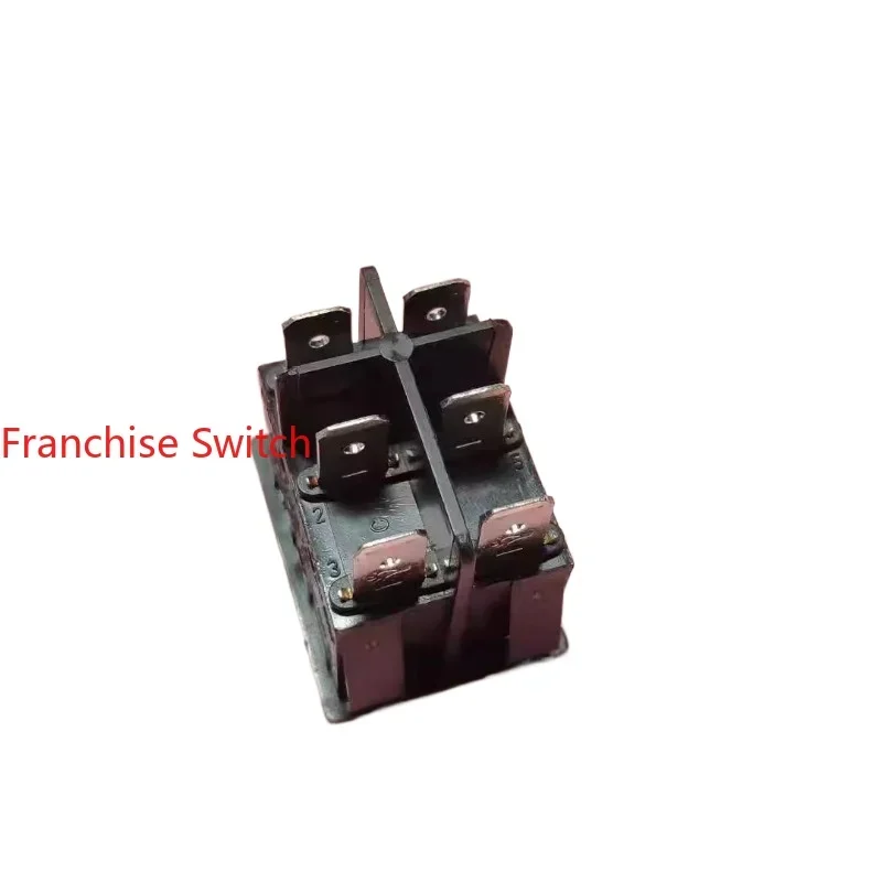 10PCS R210 hexapod red light ship type rocker switch 16A silver touchpoint