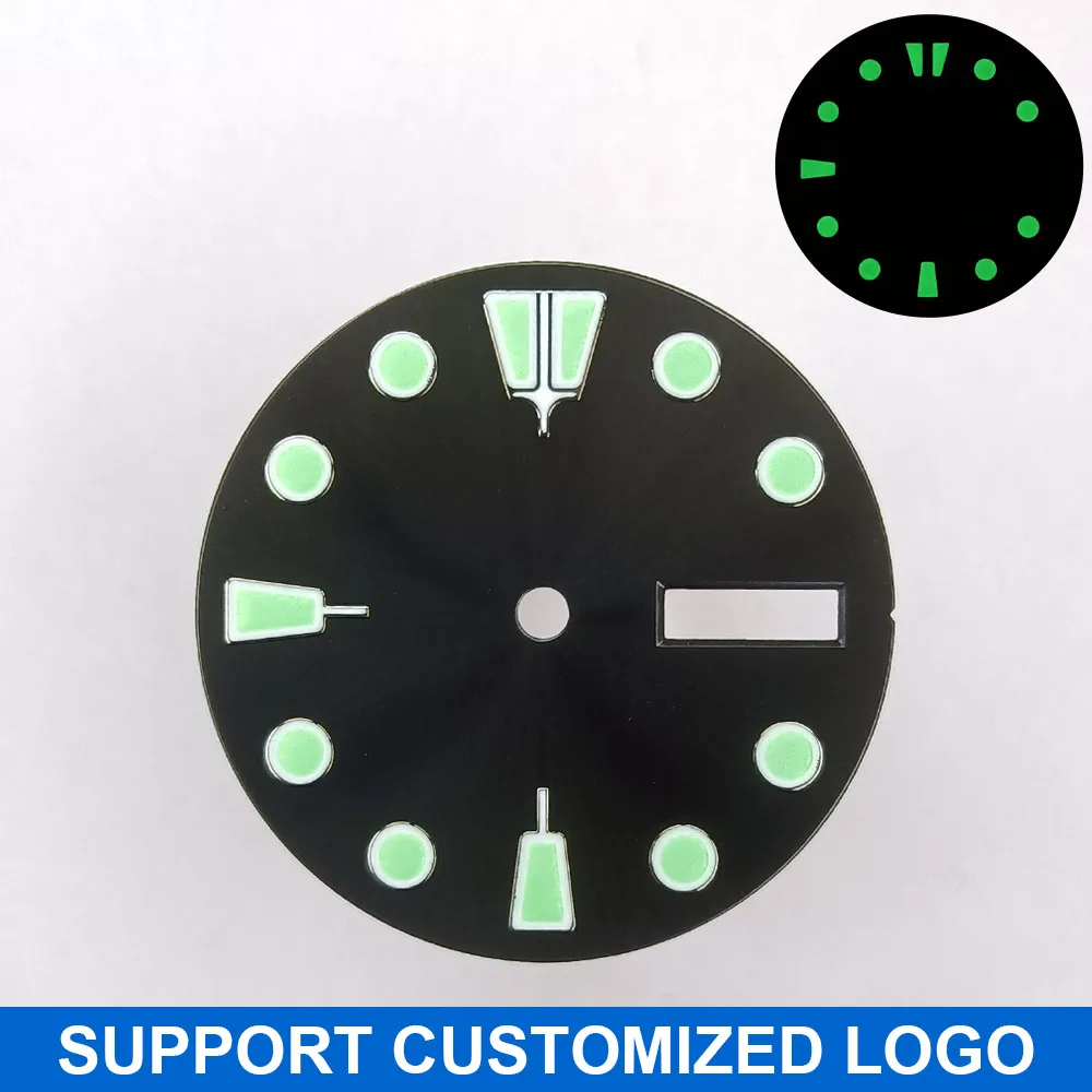 28,5 mm Zifferblatt Leuchtendes Zifferblatt Geeignet für NH-36 Uhrwerk Mechanische Uhr Montage Teile Modifikation Individuelles LOGO/Name – Detail 10